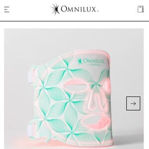 NEW OmniLux Contour Face Red-light Therapy Mask